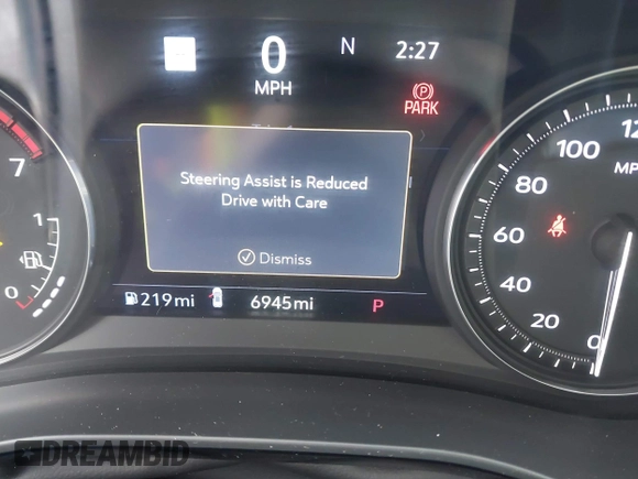 2024 Cadillac XT5 FWD Premium Luxury with VIN 1GYKNCR45RZ733939, listed as a IAAI auction lot 41224515 with 6,945 mi miles. Bid and sale history available at carsss.com. Image 16.