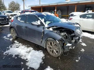 2017 Hyundai Veloster with VIN KMHTC6AD2HU314581, listed as a Copart auction lot 45744705 with 133,713 mi miles and Salvage Title. Bid and sale history available at carsss.com. Image 4.