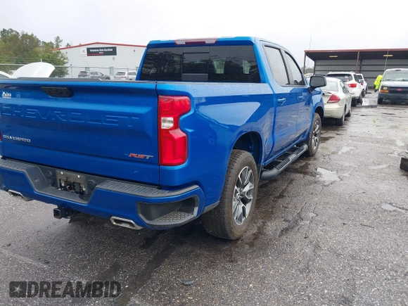 2023 Chevrolet Silverado 1500 RST with VIN 3GCUDEED2PG265510, listed as a IAAI auction lot 40779318 with 15,020 mi miles. Bid and sale history available at carsss.com. Image 4.