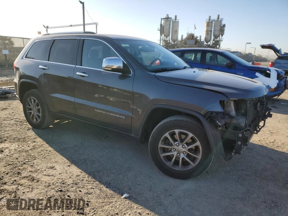 2015 Jeep Grand Cherokee Limited with VIN 1C4RJFBG8FC183060, listed as a Copart auction lot 49691885 with 129,232 mi miles and Salvage Title. Bid and sale history available at carsss.com. Image 4.