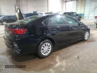 2024 Kia Forte LXS with VIN 3KPF24ADXRE811872, listed as a Copart auction lot 87676405 with 22,154 mi miles and Non Repairable. Bid and sale history available at carsss.com. Image 3.