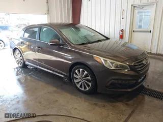 2016 Hyundai Sonata 2.4L Sport with VIN 5NPE34AF9GH324441, listed as a IAAI auction lot 41535185 with 139,735 mi miles. Bid and sale history available at carsss.com. Image 1.