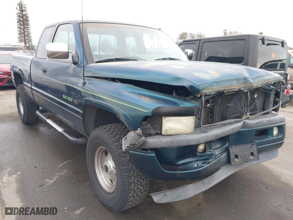 1996 Dodge Ram 1500 with VIN 3B7HF13Y8TG139415, listed as a IAAI auction lot 41494042 with 102,373 mi miles. Bid and sale history available at carsss.com. Image 1.