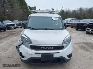2022 Ram ProMaster City Cargo Van Tradesman with VIN ZFBHRFAB8N6W24485, listed as a IAAI auction lot 41376015 with 34,080 mi miles. Bid and sale history available at carsss.com. Image 12.