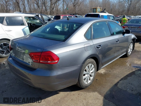 2015 Volkswagen Passat 1.8T Limited Edition with VIN 1VWAT7A33FC015366, listed as a IAAI auction lot 41769888 with 129,117 mi miles. Bid and sale history available at carsss.com. Image 4.