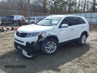 2015 Kia Sorento EX with VIN 5XYKU4A7XFG638114, listed as a IAAI auction lot 41429929 with 160,891 mi miles. Bid and sale history available at carsss.com. Image 2.