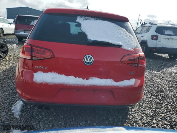 2016 Volkswagen Golf TSI SE with VIN 3VW217AU9GM041943, listed as a Copart auction lot 47987635 with 111,289 mi miles and Salvage Title. Bid and sale history available at carsss.com. Image 6.