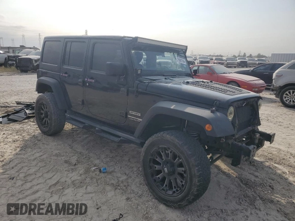 2018 Jeep Wrangler JK Unlimited Sport S with VIN 1C4BJWDGXJL908746, listed as a Copart auction lot 75881844 with 69,805 mi miles and Salvage Title. Bid and sale history available at carsss.com. Image 4.