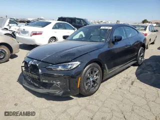 2023 BMW i4 eDrive35 with VIN WBY43AW07PFR25578, listed as a Copart auction lot 67667383 with 78 mi miles. Bid and sale history available at carsss.com. Image 1.