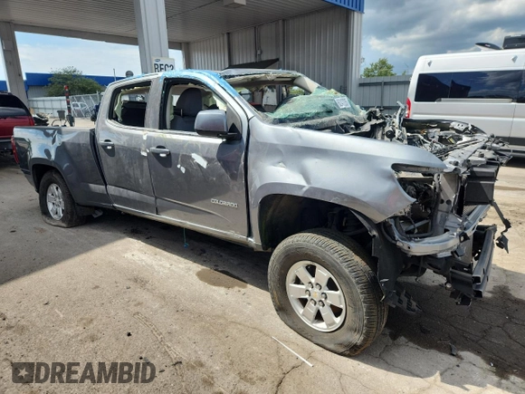 2020 Chevrolet Colorado 4WD Work Truck with VIN 1GCGTBEN8L1222970, listed as a Copart auction lot 62427235 with Not provided miles and Salvage title. Bid and sale history available at DreamBid. Image 4.