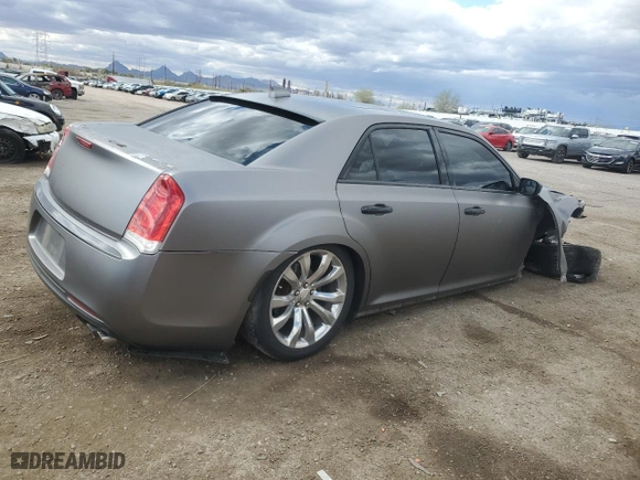 2017 Chrysler 300 with VIN 2C3CCAEG1HH645915, listed as a Copart auction lot 48485575 with 129,523 mi miles and Salvage Title. Bid and sale history available at carsss.com. Image 3.