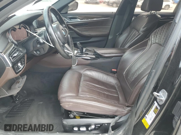 2018 BMW 5 Series 540i with VIN WBAJE5C51JWA94611, listed as a Copart auction lot 50367505 with 104,301 mi miles and Salvage Title. Bid and sale history available at carsss.com. Image 7.