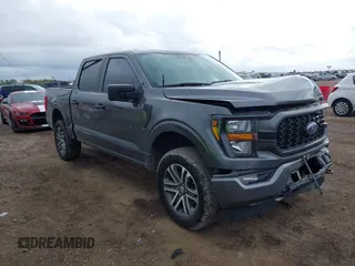 2023 Ford F-150 XL with VIN 1FTFW1E55PKF68245, listed as a IAAI auction lot 41107774 with 18,938 mi miles. Bid and sale history available at carsss.com. Image 1.