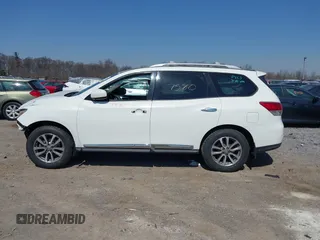 2013 Nissan Pathfinder SL z VIN 5N1AR2MM6DC629197, wystawiony jako IAAI lot #41847580 z przebiegiem 188 121 mil mil oraz . Historia ofert i sprzedaży dostępna na DreamBid. Obrazek 13.