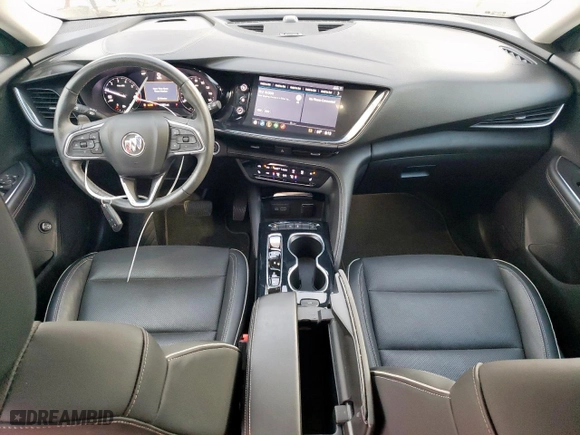 2021 Buick Envision Essence with VIN LRBFZNR42MD056229, listed as a Copart auction lot 48762725 with 11,801 mi miles and Clean Title. Bid and sale history available at carsss.com. Image 8.