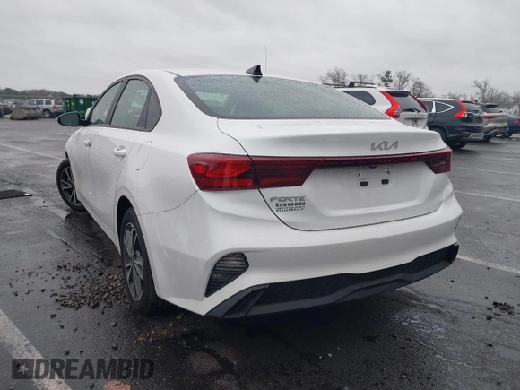 2022 Kia Forte LXS with VIN 3KPF24AD0NE455376, listed as a IAAI auction lot 41943951 with 52,535 mi miles and . Bid and sale history available at DreamBid. Image 3.