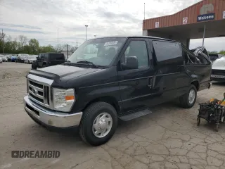 2012 Ford Econoline Passenger XL with VIN 1FBSS3BL3CDA97191, listed as a Copart auction lot 55284565 with 282,195 mi miles and Salvage title. Bid and sale history available at DreamBid. Image 1.