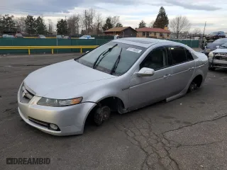 2007 Acura TL Type-S with VIN 19UUA76507A001259, listed as a Copart auction lot 51116585 with 0 mi miles and Clean Title. Bid and sale history available at carsss.com. Image 1.
