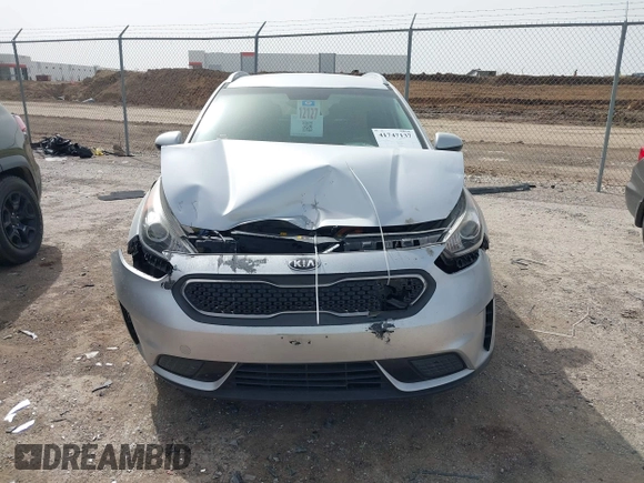 2017 Kia Niro LX with VIN KNDCB3LC6H5088243, listed as a IAAI auction lot 41747137 with 122,149 mi miles. Bid and sale history available at carsss.com. Image 12.