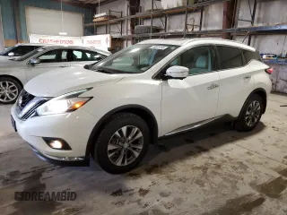 2015 Nissan Murano Platinum with VIN 5N1AZ2MH3FN219127, listed as a Copart auction lot 50873155 with 129,558 mi miles and Salvage Title. Bid and sale history available at carsss.com. Image 1.