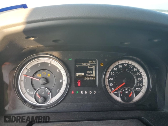 2019 Ram 1500 Classic Express with VIN 1C6RR6FG5KS644290, listed as a Copart auction lot 72693054 with 126,879 mi miles and Salvage Title. Bid and sale history available at carsss.com. Image 9.