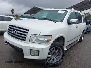 2006 Infiniti QX56 with VIN 5N3AA08A46N802595, listed as a IAAI auction lot 41778222 with 142,241 mi miles. Bid and sale history available at carsss.com. Image 17.