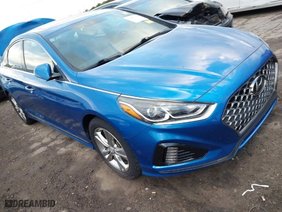 2019 Hyundai Sonata SEL with VIN 5NPE34AF6KH736888, listed as a IAAI auction lot 41803156 with 65,772 mi miles. Bid and sale history available at carsss.com. Image 1.