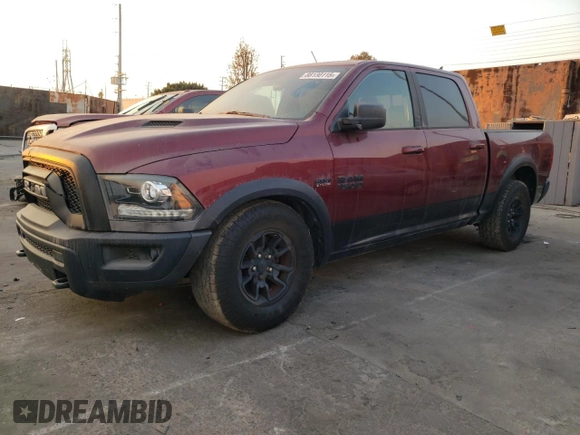 2017 Ram 1500 Rebel with VIN 1C6RR7YTXHS850780, listed as a Copart auction lot 88130115 with 91,040 mi miles and Salvage title. Bid and sale history available at DreamBid. Image 1.