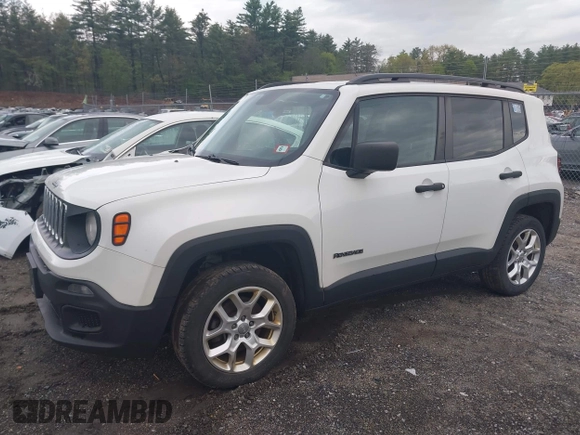 2018 Jeep Renegade Upland z VIN ZACCJBAB6JPJ45087, wystawiony jako IAAI lot #42140535 z przebiegiem 90 099 mil mil oraz . Historia ofert i sprzedaży dostępna na DreamBid. Obrazek 2.