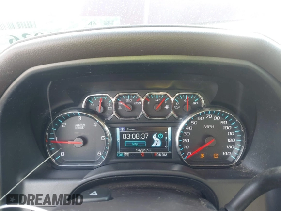 2016 Chevrolet Silverado 1500 LTZ with VIN 3GCUKSEC1GG340855, listed as a IAAI auction lot 41791936 with 142,817 mi miles and . Bid and sale history available at DreamBid. Image 7.
