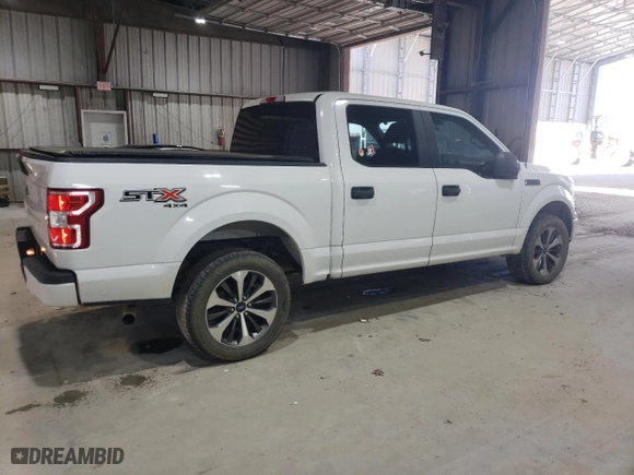 2019 Ford F-150 XL with VIN 1FTEW1E53KFA33329, listed as a Copart auction lot 52107625 with 245,109 mi miles and Clean Title. Bid and sale history available at carsss.com. Image 3.