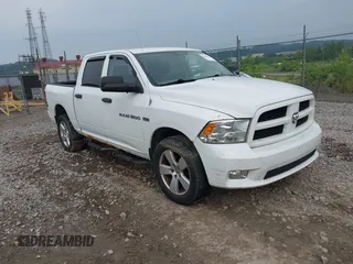 2012 Ram 1500 Express with VIN 1C6RD7KT3CS250862, listed as a IAAI auction lot 42680938 with 200,849 mi miles and . Bid and sale history available at DreamBid. Image 1.
