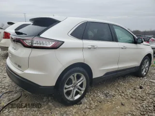 2016 Ford Edge Titanium with VIN 2FMPK3K93GBB13421, listed as a Copart auction lot 86165724 with 144,360 mi miles and Clean Title. Bid and sale history available at carsss.com. Image 3.
