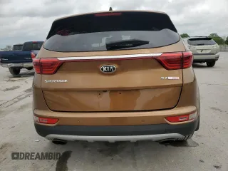2017 Kia Sportage SX Turbo with VIN KNDPR3A66H7203597, listed as a Copart auction lot 54489895 with 121,997 mi miles and Salvage title. Bid and sale history available at DreamBid. Image 6.