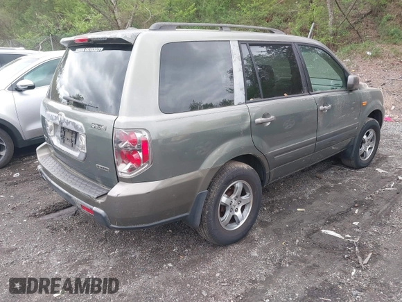 2008 Honda Pilot EX-L with VIN 5FNYF18558B010267, listed as a IAAI auction lot 41714789 with 264,576 mi miles. Bid and sale history available at carsss.com. Image 4.