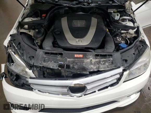 2010 Mercedes-Benz C 300 Sport with VIN WDDGF5EB2AR117652, listed as a Copart auction lot 48030515 with 113,327 mi miles and Salvage Title. Bid and sale history available at DreamBid. Image 11.