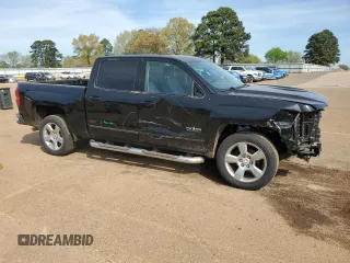 2017 Chevrolet Silverado 1500 LT with VIN 3GCPCREC2HG452245, listed as a Copart auction lot 50136295 with 40,037 mi miles and Salvage Title. Bid and sale history available at DreamBid. Image 4.