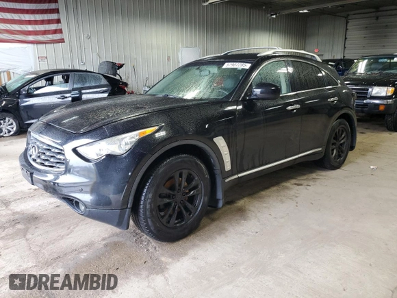 2010 Infiniti FX z VIN JN8AS1MW1AM853475, wystawiony jako Copart lot #57907285 z przebiegiem Nie podano mil oraz Czysty tytuł • Clean title. Historia ofert i sprzedaży dostępna na DreamBid. Obrazek 1.