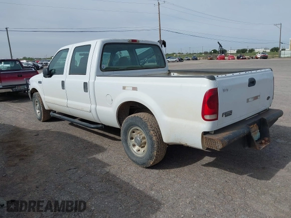 2002 Ford F-250 XL with VIN 1FTNW20L02EB66616, listed as a IAAI auction lot 42254800 with 219,935 mi miles and . Bid and sale history available at DreamBid. Image 3.