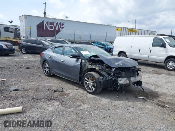 2018 Nissan Maxima SV with VIN 1N4AA6APXJC384102, listed as a IAAI auction lot 41907089 with 91,321 mi miles and . Bid and sale history available at DreamBid. Image 1.