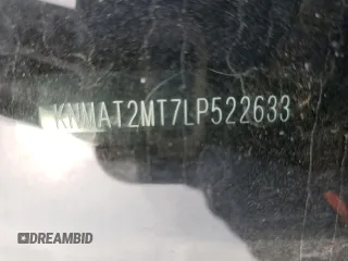 2020 Nissan Rogue SV z VIN KNMAT2MT7LP522633, wystawiony jako Copart lot #53242945 z przebiegiem 126 468 mil mil oraz Szkoda całkowita • Salvage title. Historia ofert i sprzedaży dostępna na DreamBid. Obrazek 13.