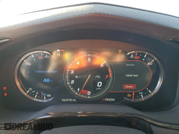 2019 Cadillac CTS-V z VIN 1G6A15S69K0144779, wystawiony jako Copart lot #81850564 z przebiegiem 62 478 mil mil oraz Czysty tytuł • Clean title. Historia ofert i sprzedaży dostępna na DreamBid. Obrazek 9.