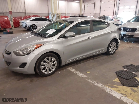 2013 Hyundai Elantra GLS with VIN 5NPDH4AE9DH211671, listed as a IAAI auction lot 41419778 with 158,932 mi miles. Bid and sale history available at carsss.com. Image 2.