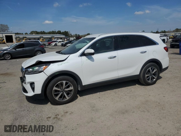 2019 Kia Sorento EX V6 with VIN 5XYPH4A58KG541903, listed as a Copart auction lot 50917225 with 97,284 mi miles and Salvage Title. Bid and sale history available at carsss.com. Image 1.