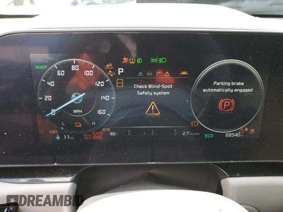 2023 Kia Niro Wave with VIN KNDCT3L13P5030374, listed as a Copart auction lot 42376185 with 68,540 mi miles and Salvage Title. Bid and sale history available at DreamBid. Image 9.
