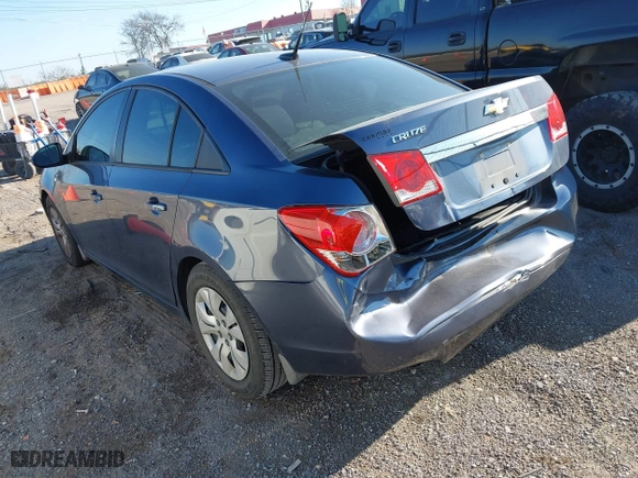 2013 Chevrolet Cruze LS with VIN 1G1PA5SH6D7132584, listed as a IAAI auction lot 41880780 with 15,197 mi miles. Bid and sale history available at carsss.com. Image 3.