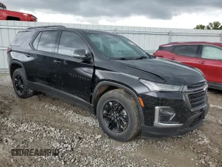 2022 Chevrolet Traverse LT with VIN 1GNERHKW6NJ184901, listed as a Copart auction lot 58931225 with 45,586 mi miles and Salvage title. Bid and sale history available at DreamBid. Image 4.
