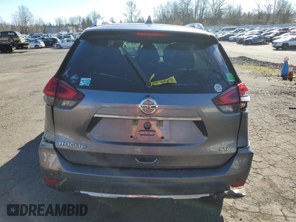 2020 Nissan Rogue SV with VIN KNMAT2MTXLP509682, listed as a Copart auction lot 44789845 with Not Provided miles and Salvage Title. Bid and sale history available at carsss.com. Image 6.