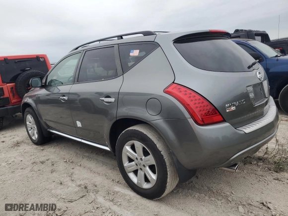 2006 Nissan Murano S with VIN JN8AZ08T16W401298, listed as a Copart auction lot 75634574 with 36,606 mi miles and Salvage Title. Bid and sale history available at carsss.com. Image 2.
