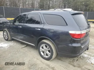 2013 Dodge Durango Crew with VIN 1C4SDJDT9DC538529, listed as a Copart auction lot 88201115 with 142,753 mi miles and Salvage title. Bid and sale history available at DreamBid. Image 2.